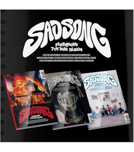 P1Harmony - Sad Song 7th Mini Album (3 ver. SET/CD Only, No Poster